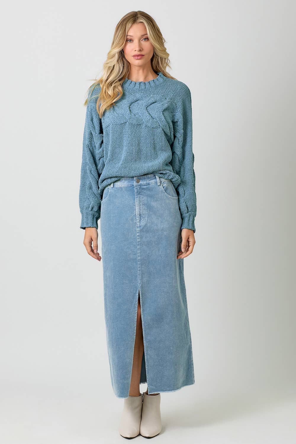 Camille Cable Pullover Sweater