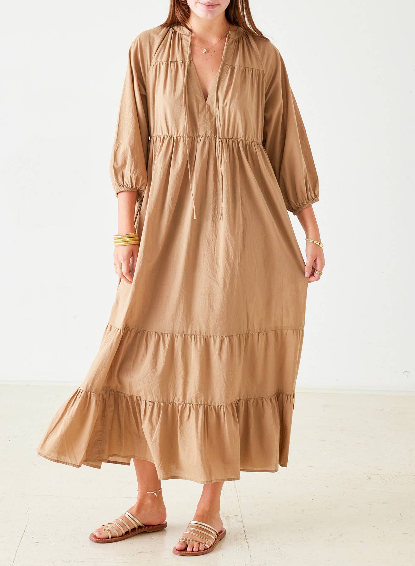 Birdie Short Sleeve Maxi Dress