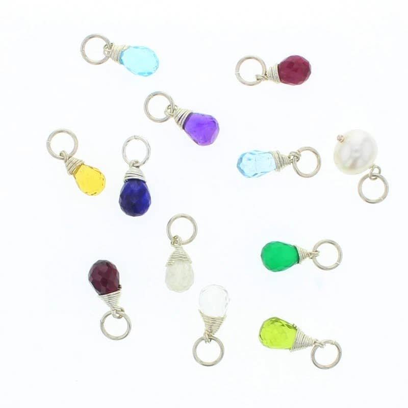 Natural Birthstones Charm
