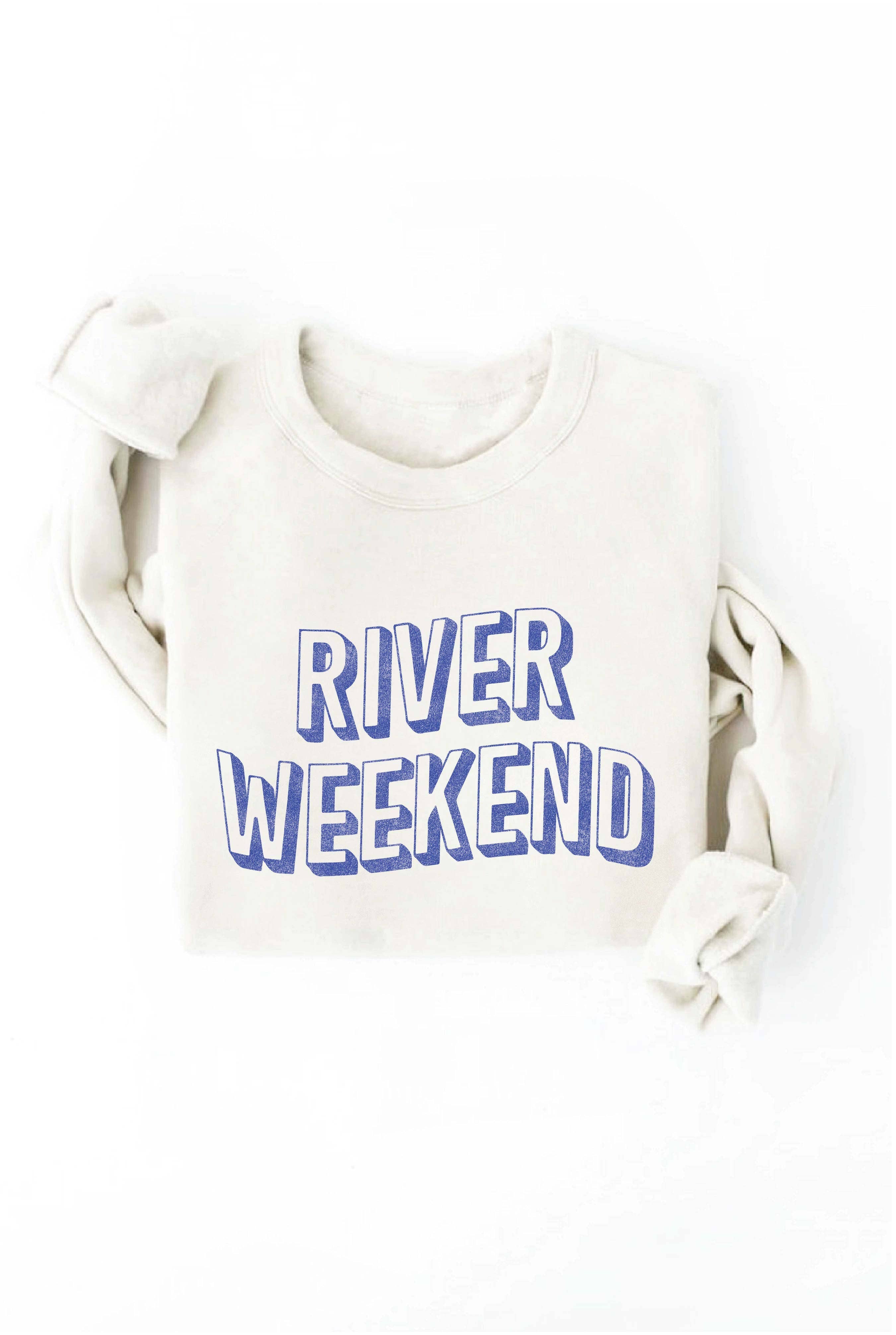 RIVER WEEKEND Graphic Sweatshirt