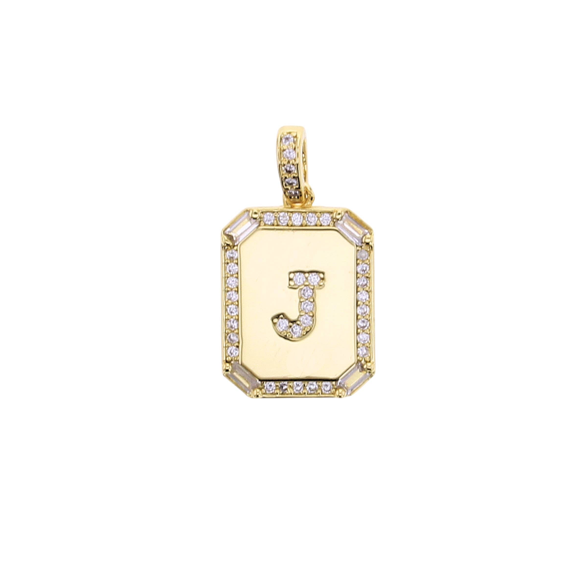 Gold Personalized Initial Charm