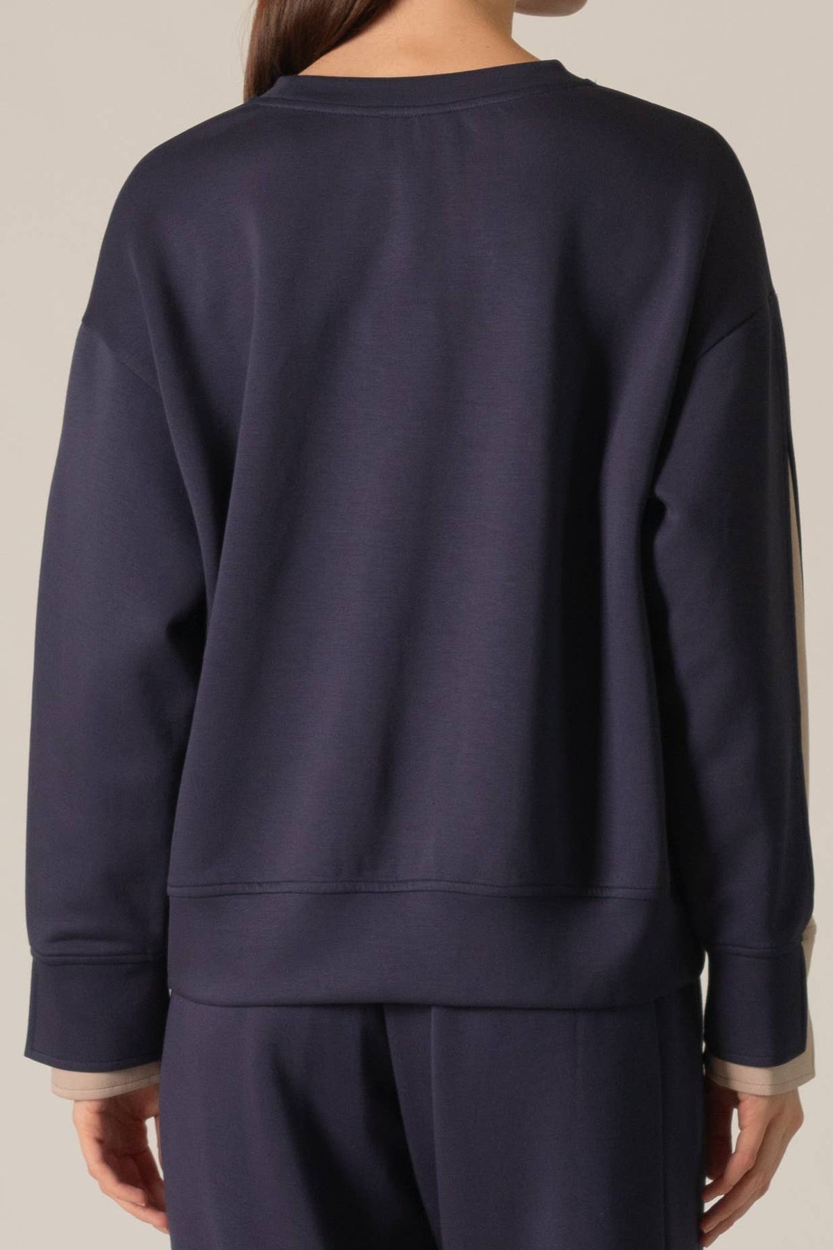 Butter Modal Color Layered Long Sleeve Top