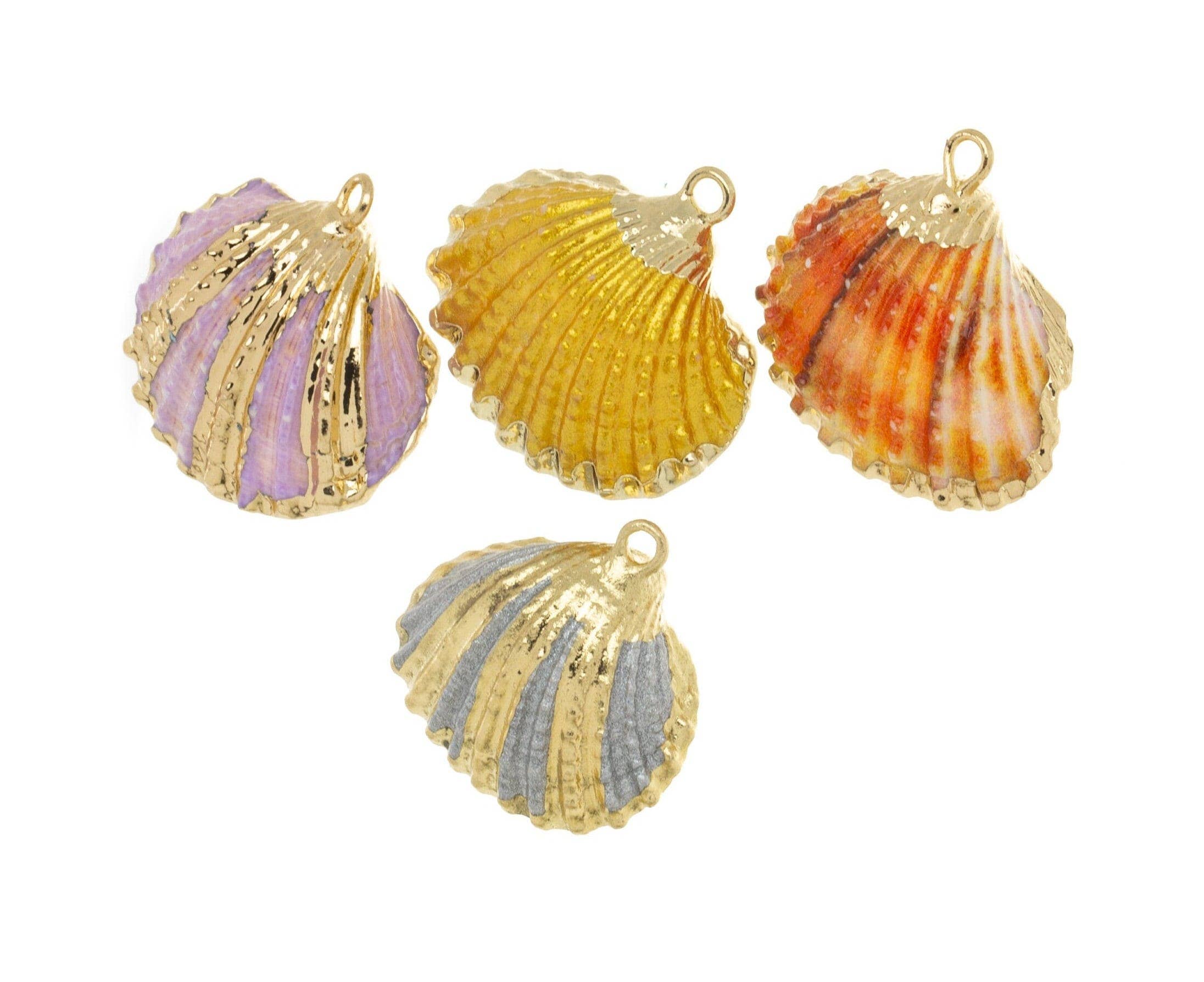 Sea Shell Clam Charm Wholesale Various Quantities CPG731