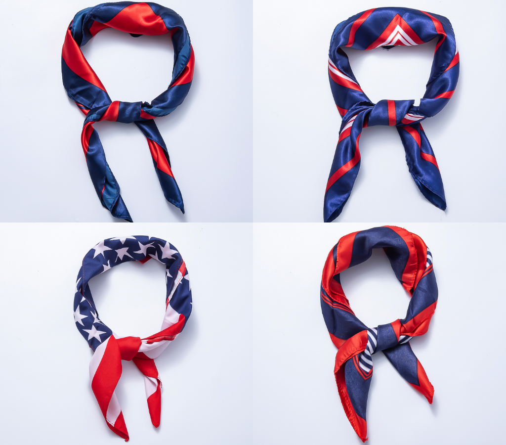 USA Scarf Hair Neck Bandana Headscarf Accessory | WA4628