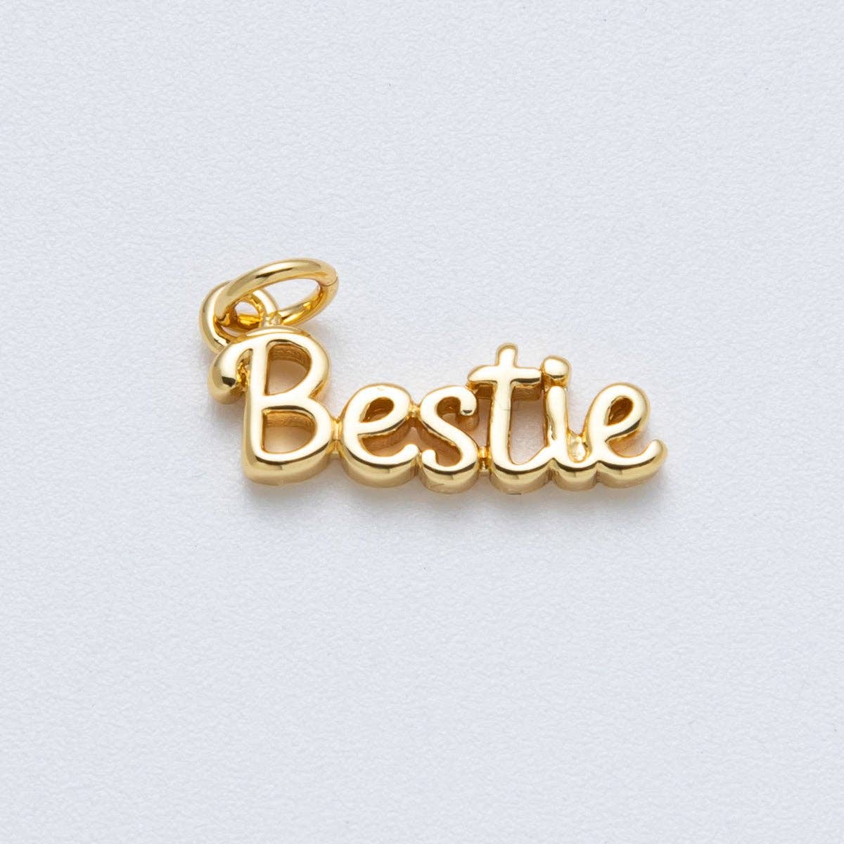 Bestie Minimalist Script Charm
