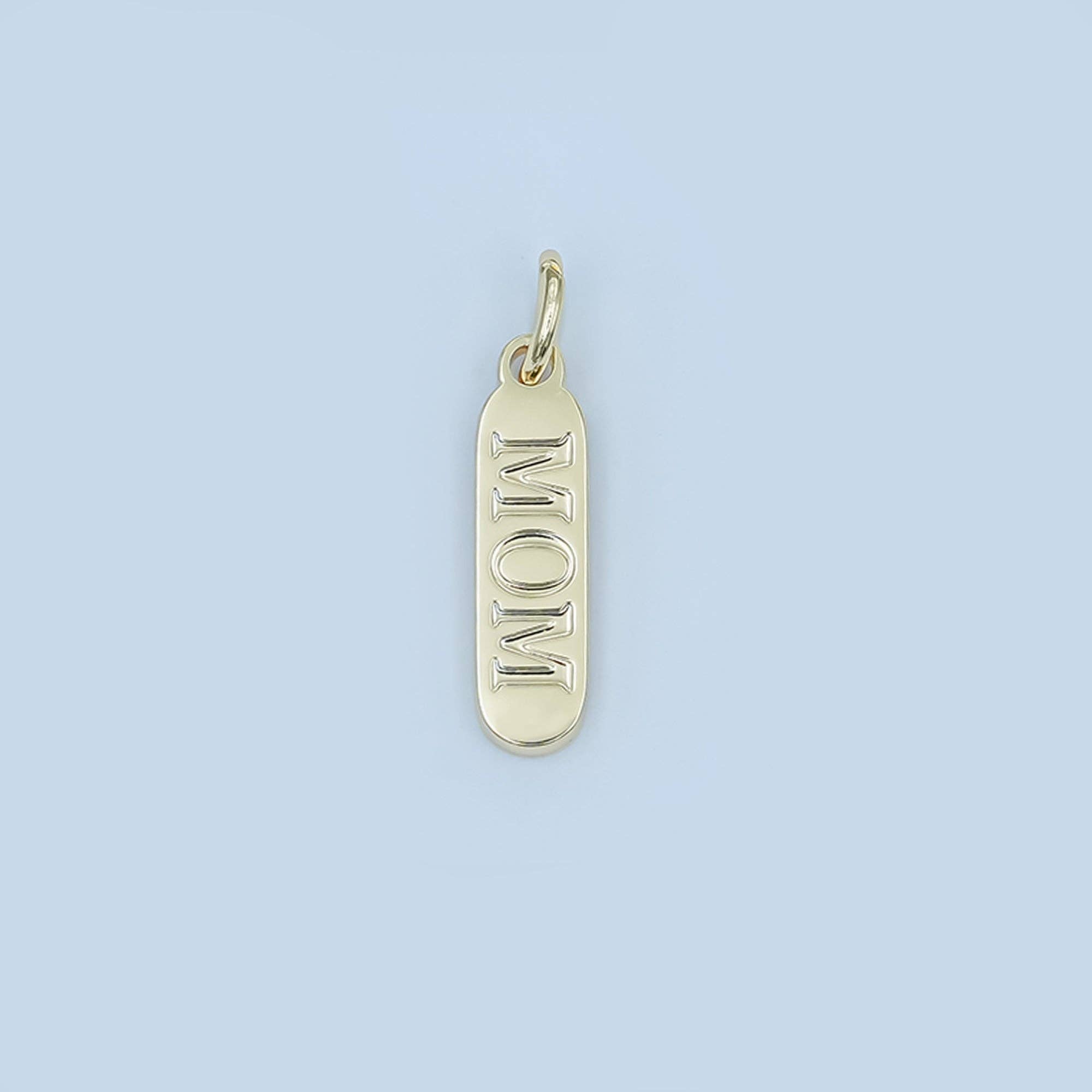 "MOM" Tag Mini Charm