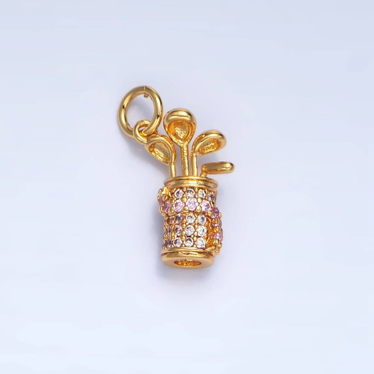 Micro Paved Golf Club Charm