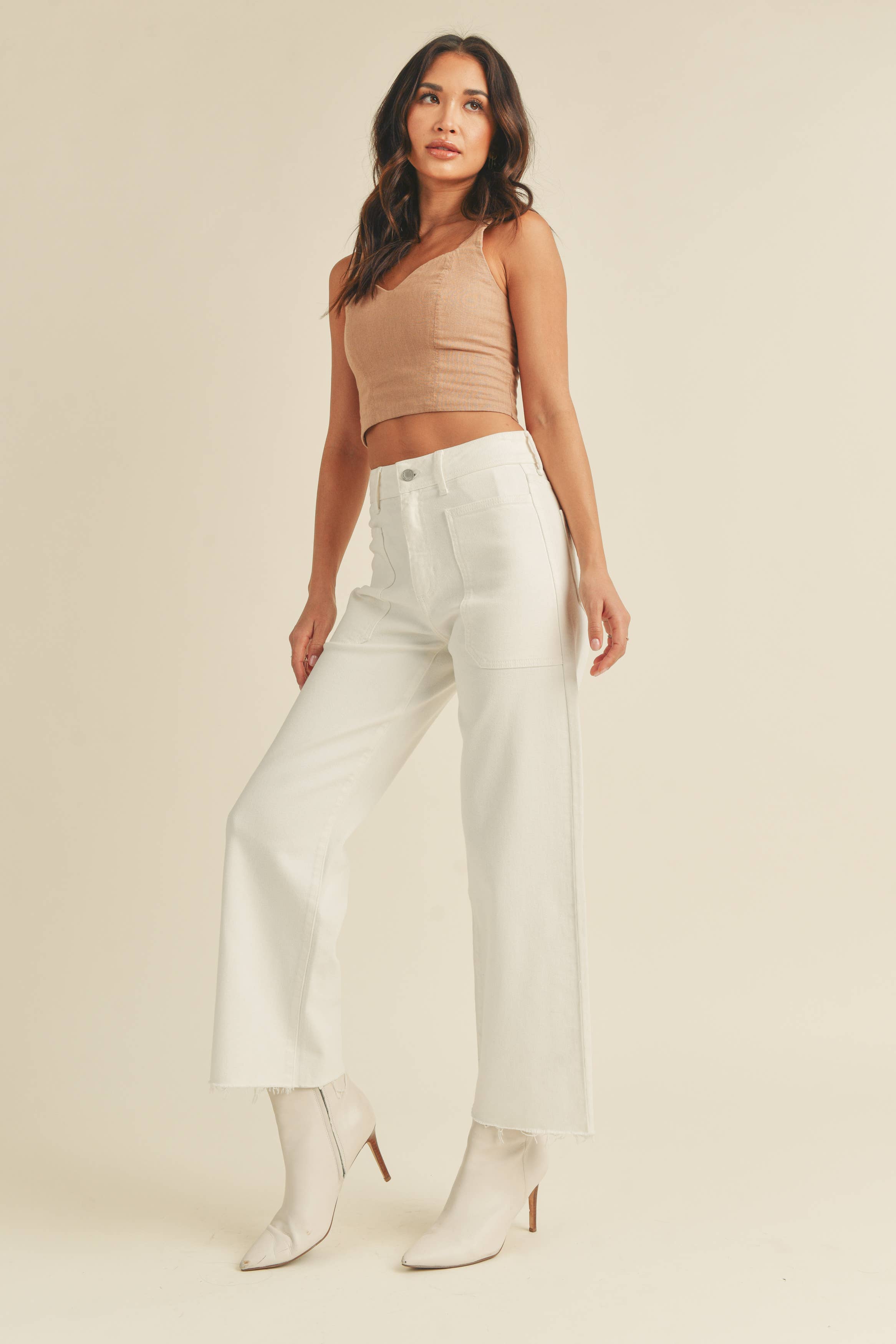 Kristie High Rise Wide Leg Pant