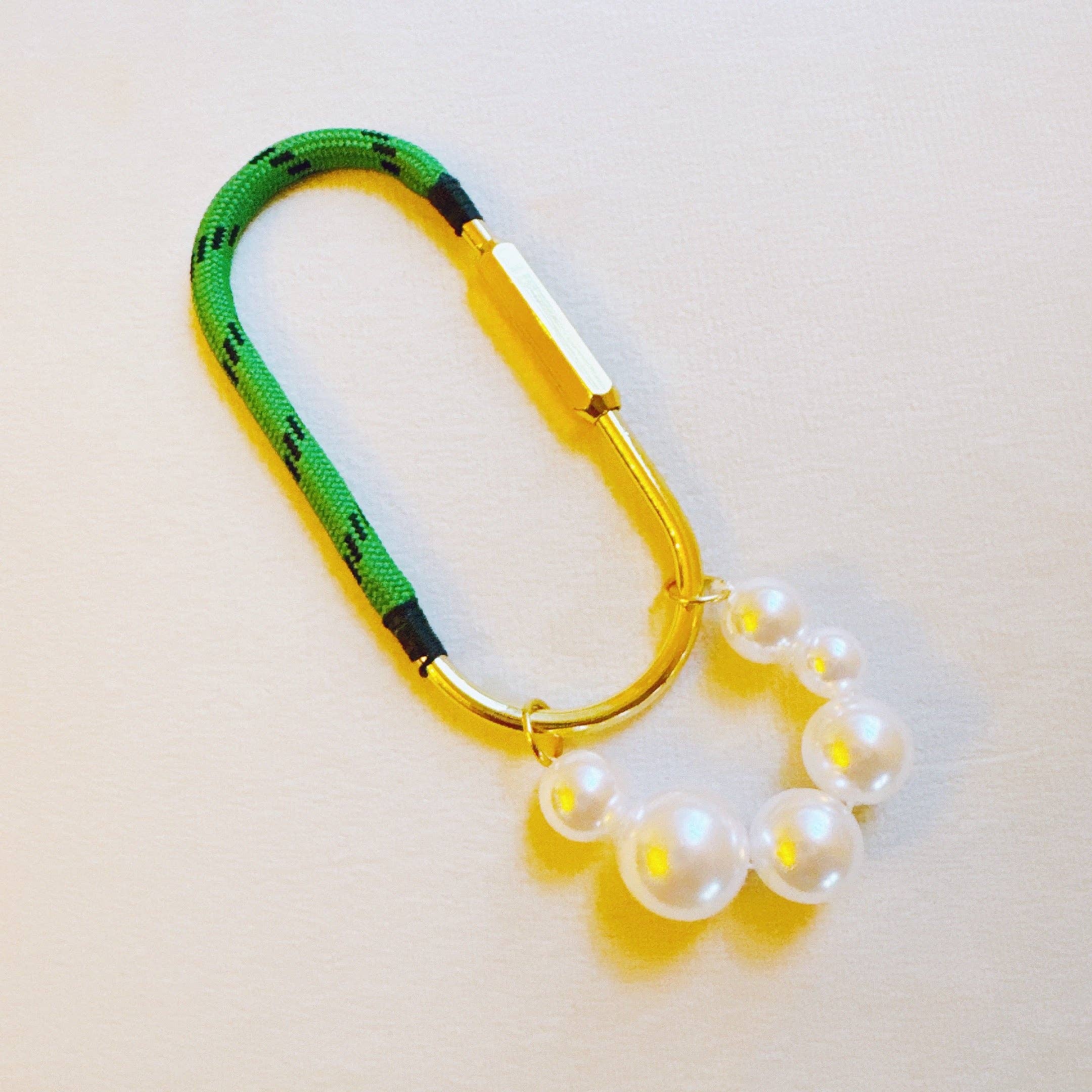 Roped And Pearled Bag Charm
