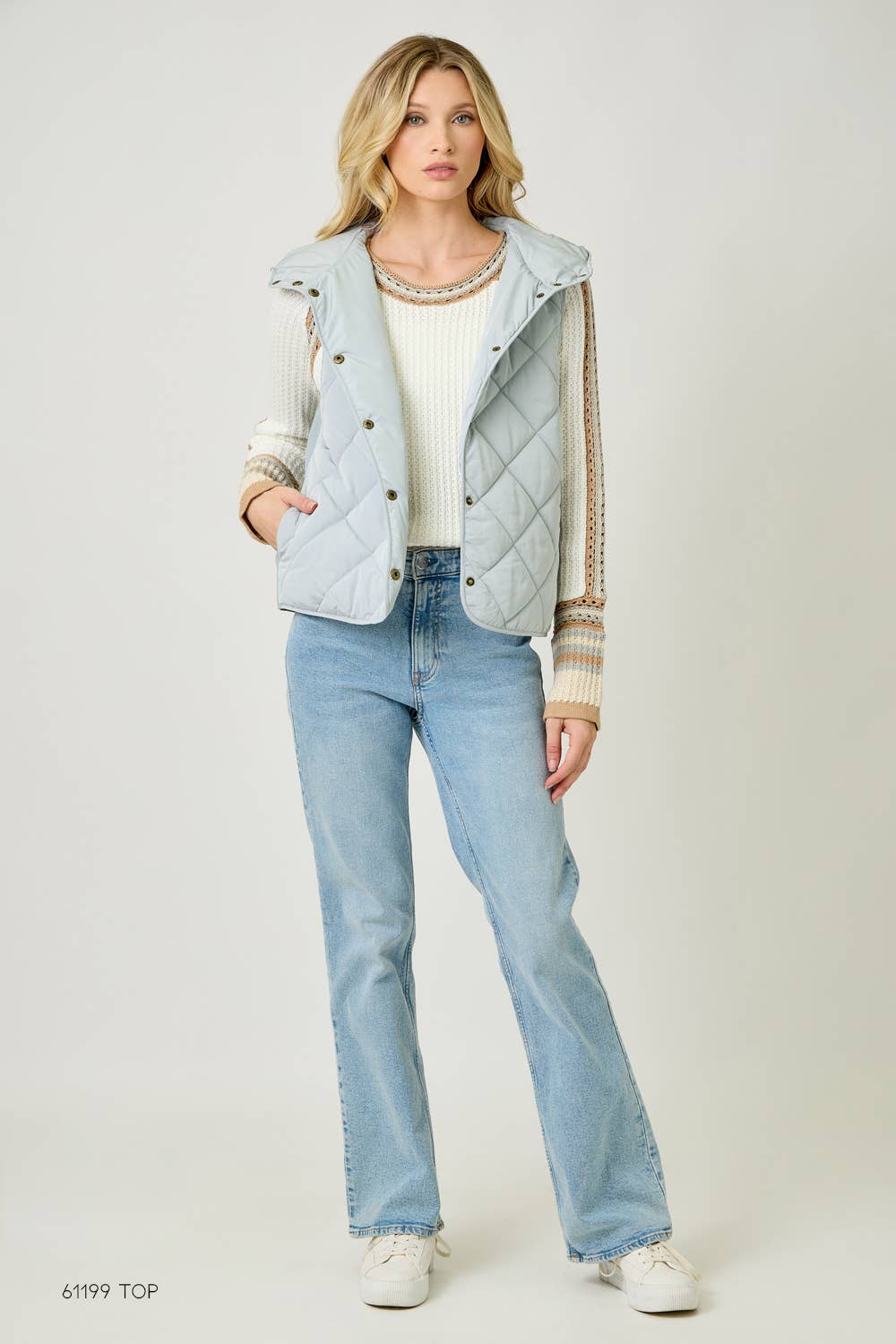 Quilted Puffer Hoodie Vest