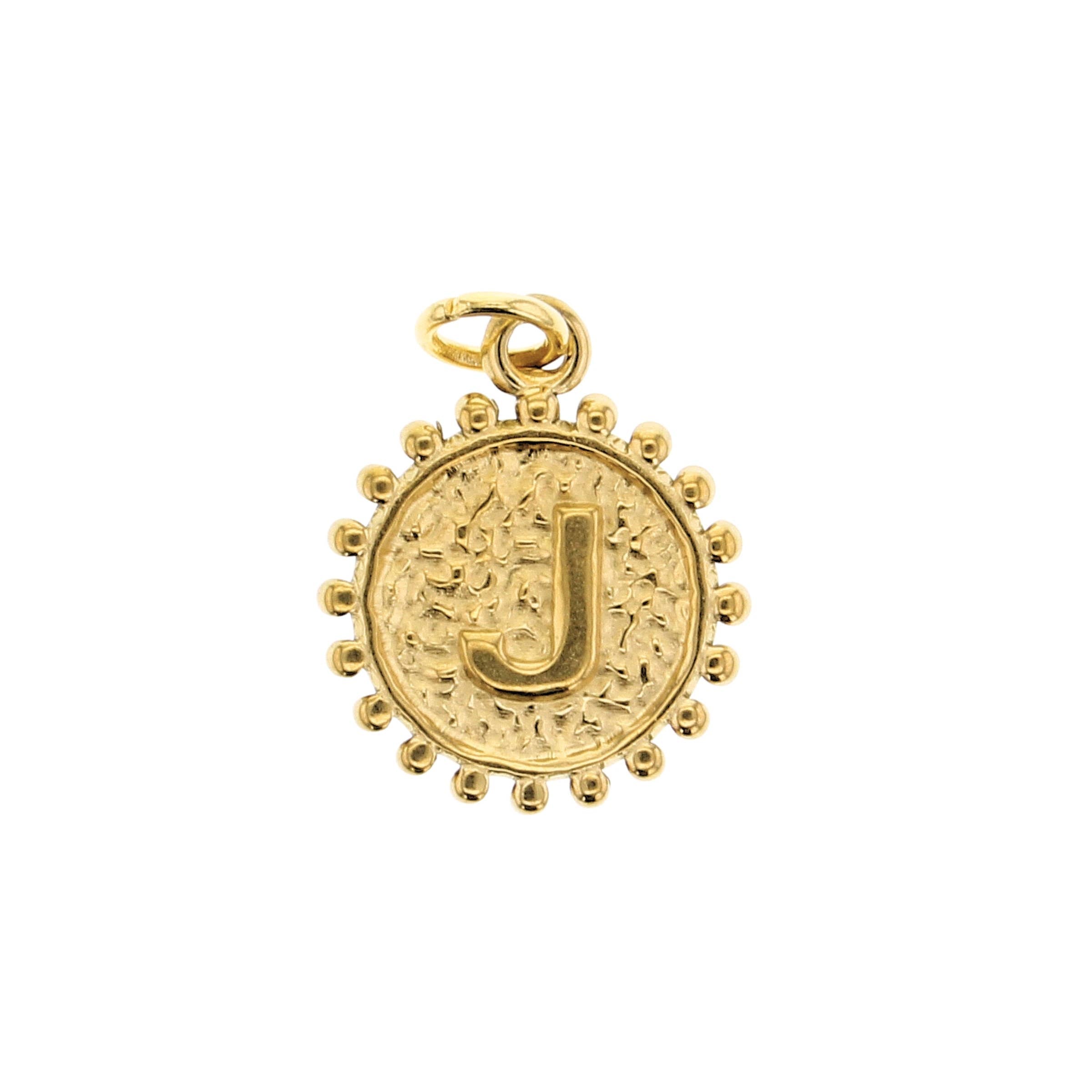 Milgrain Letter Charm
