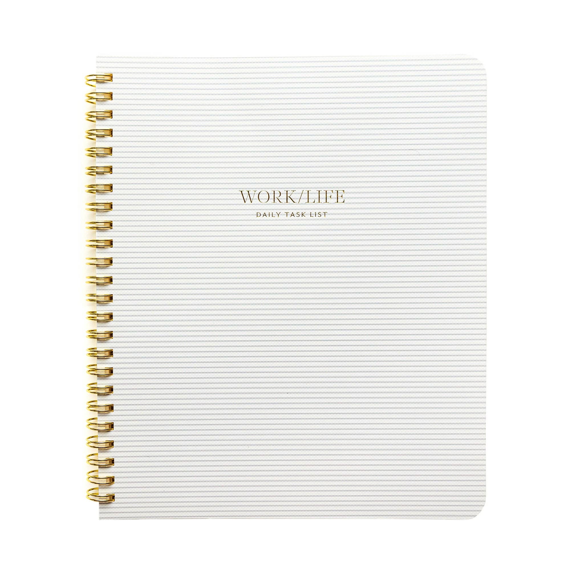 Work/Life Notebook, Grey Stripe
