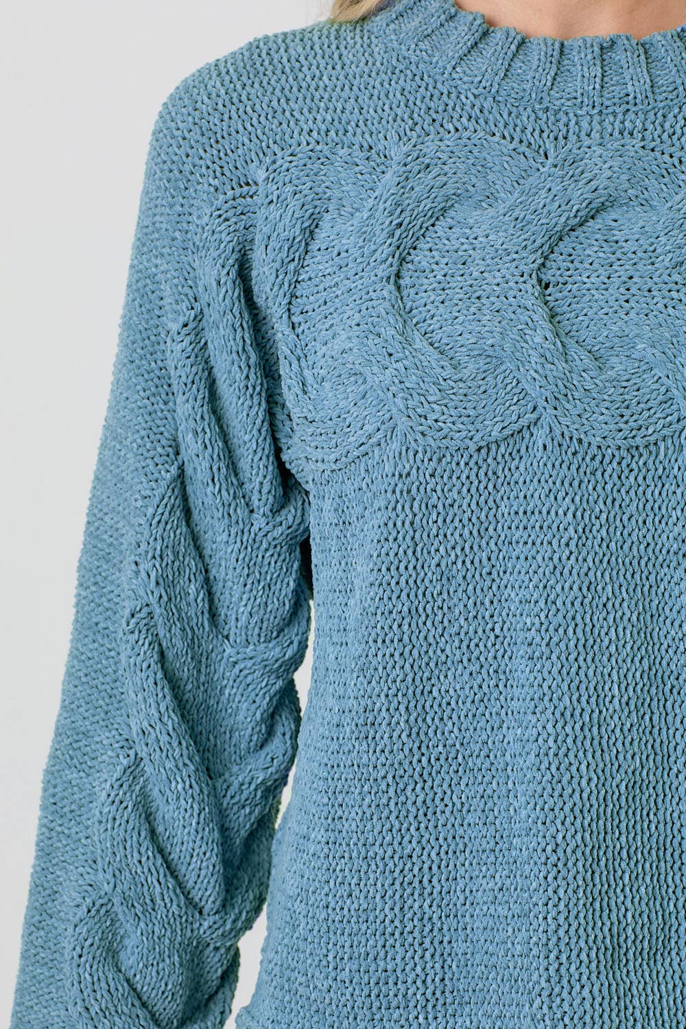 Camille Cable Pullover Sweater
