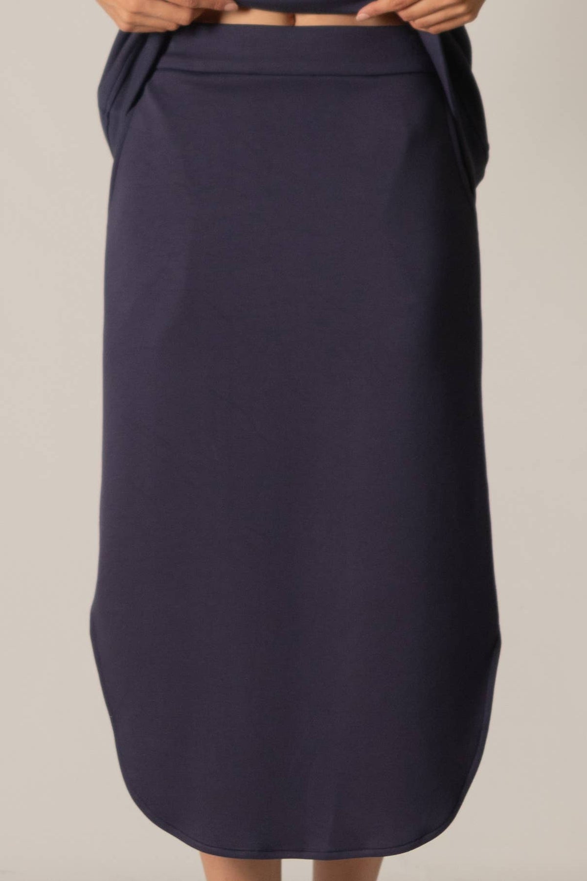 P. CILL Butter Modal Midi Skirt