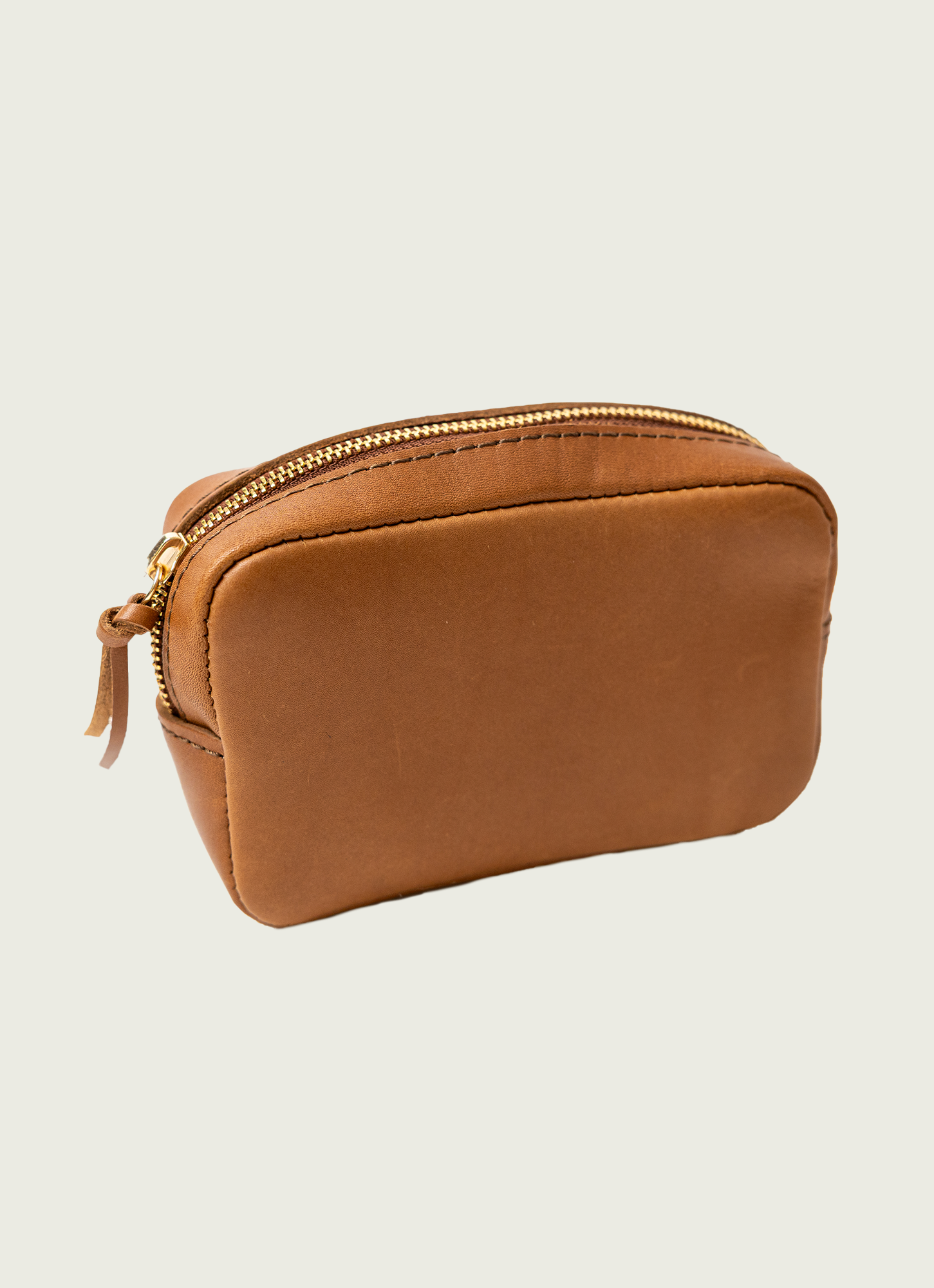 Full-Grain Leather Gadget Bag