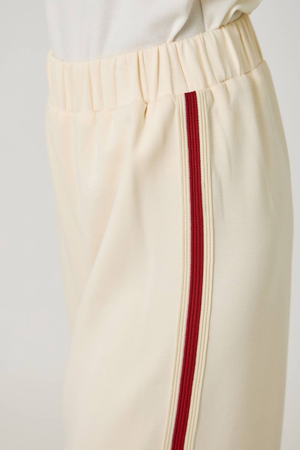 Embroidered Stripe Tracksuit Pants