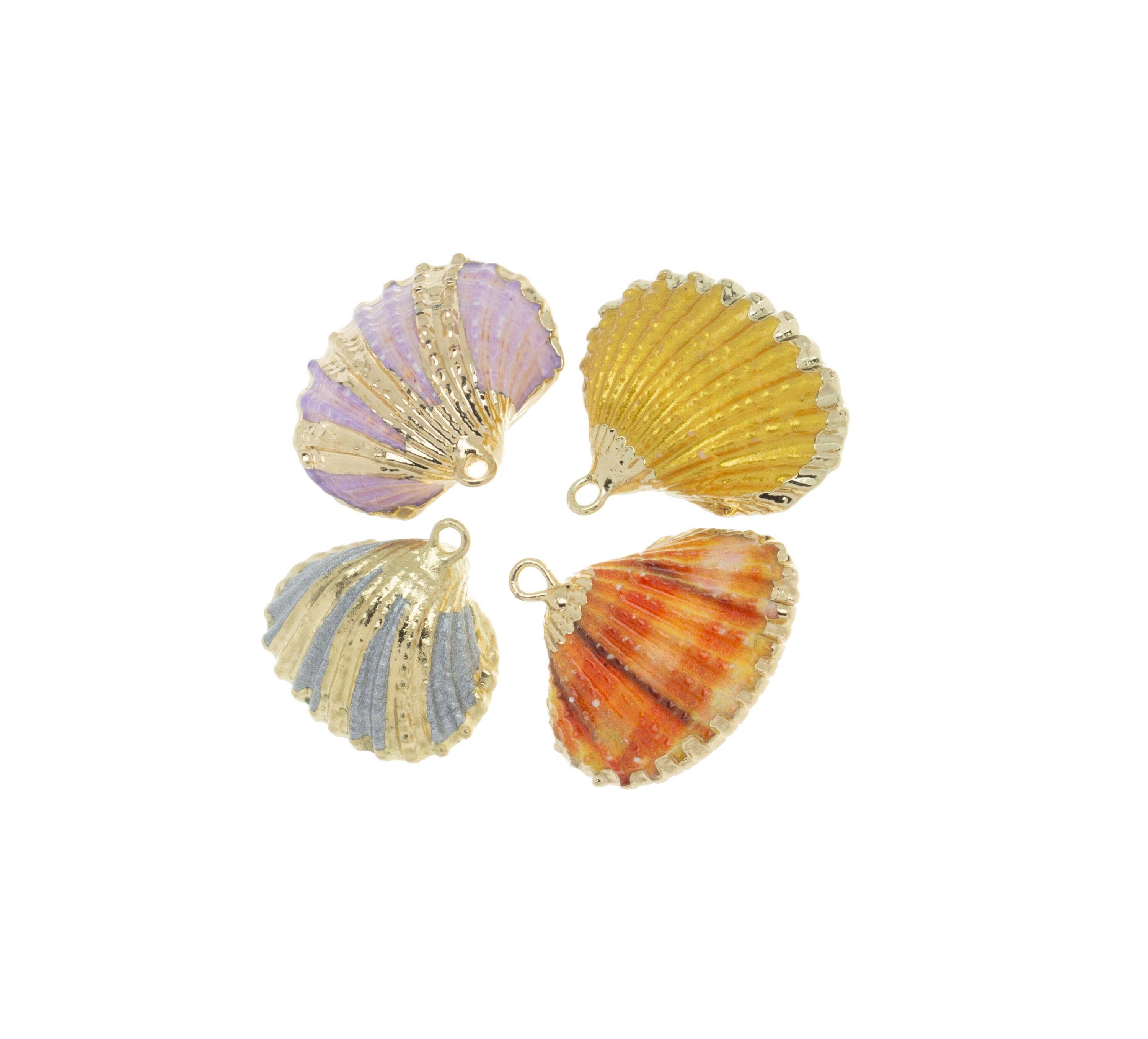 Sea Shell Clam Charm Wholesale Various Quantities CPG731