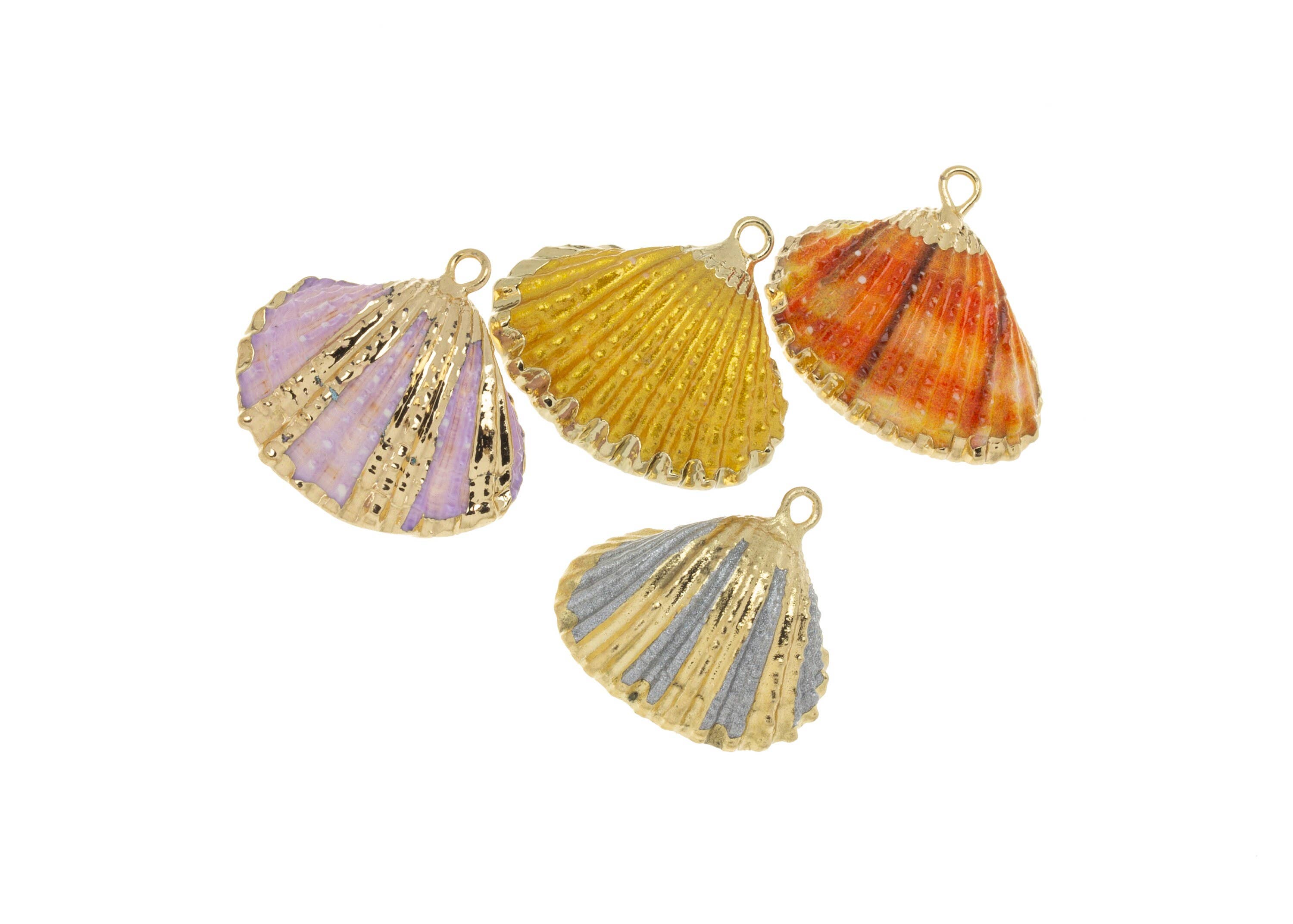 Sea Shell Clam Charm Wholesale Various Quantities CPG731