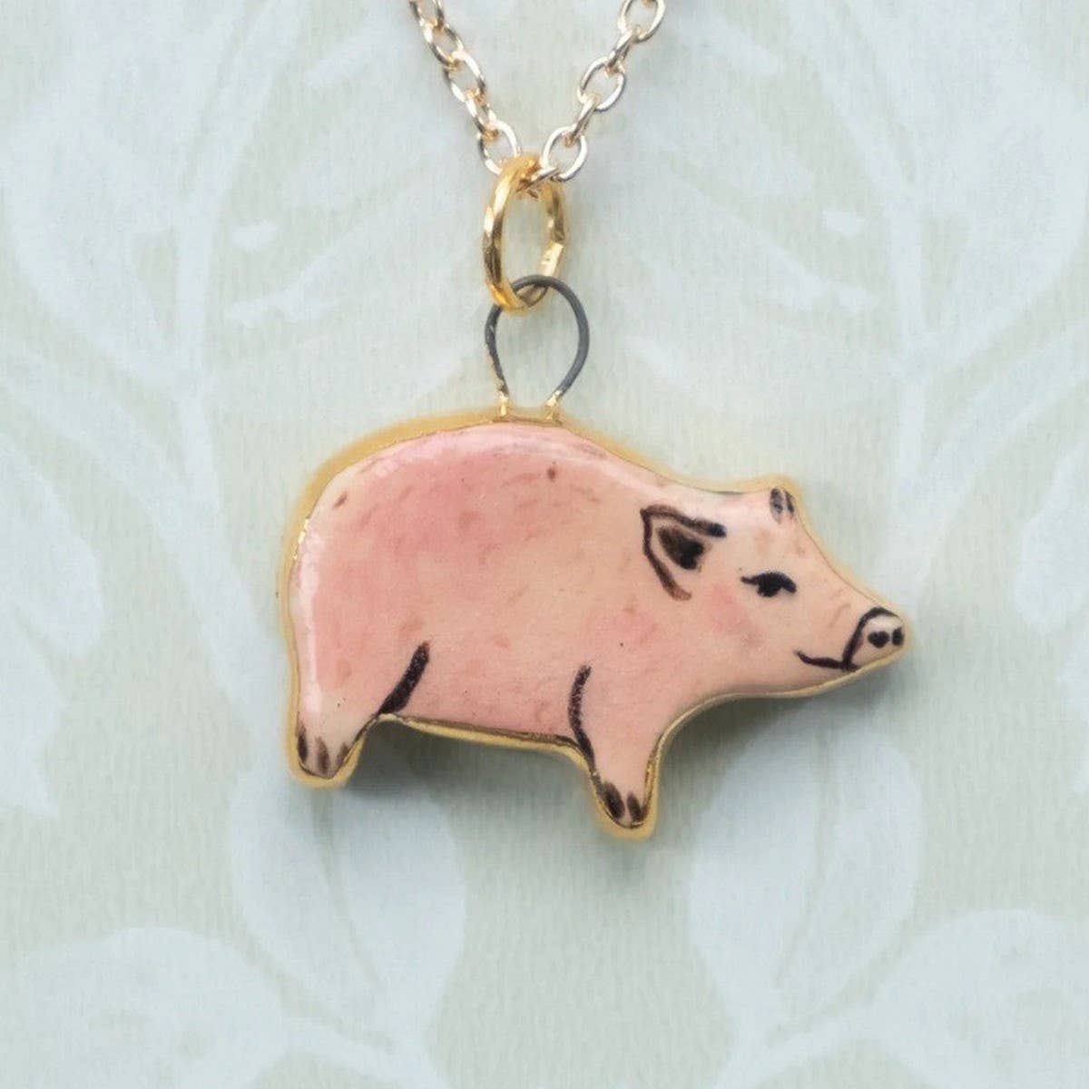 Pig Pendant 18k Charm