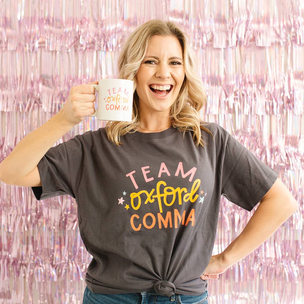 Team Oxford Comma Ceramic Mug