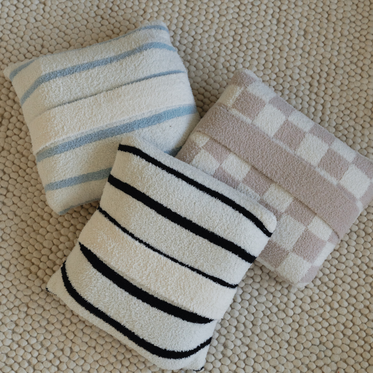 Local Beach Stripe Cozy Travel Blanket