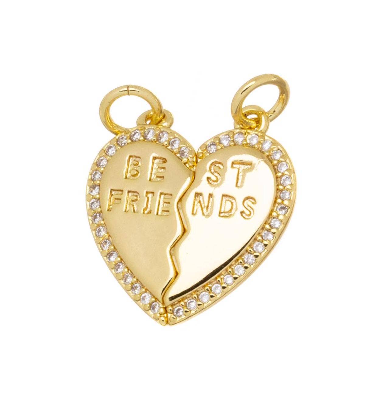 Two-Piece Heart Charm