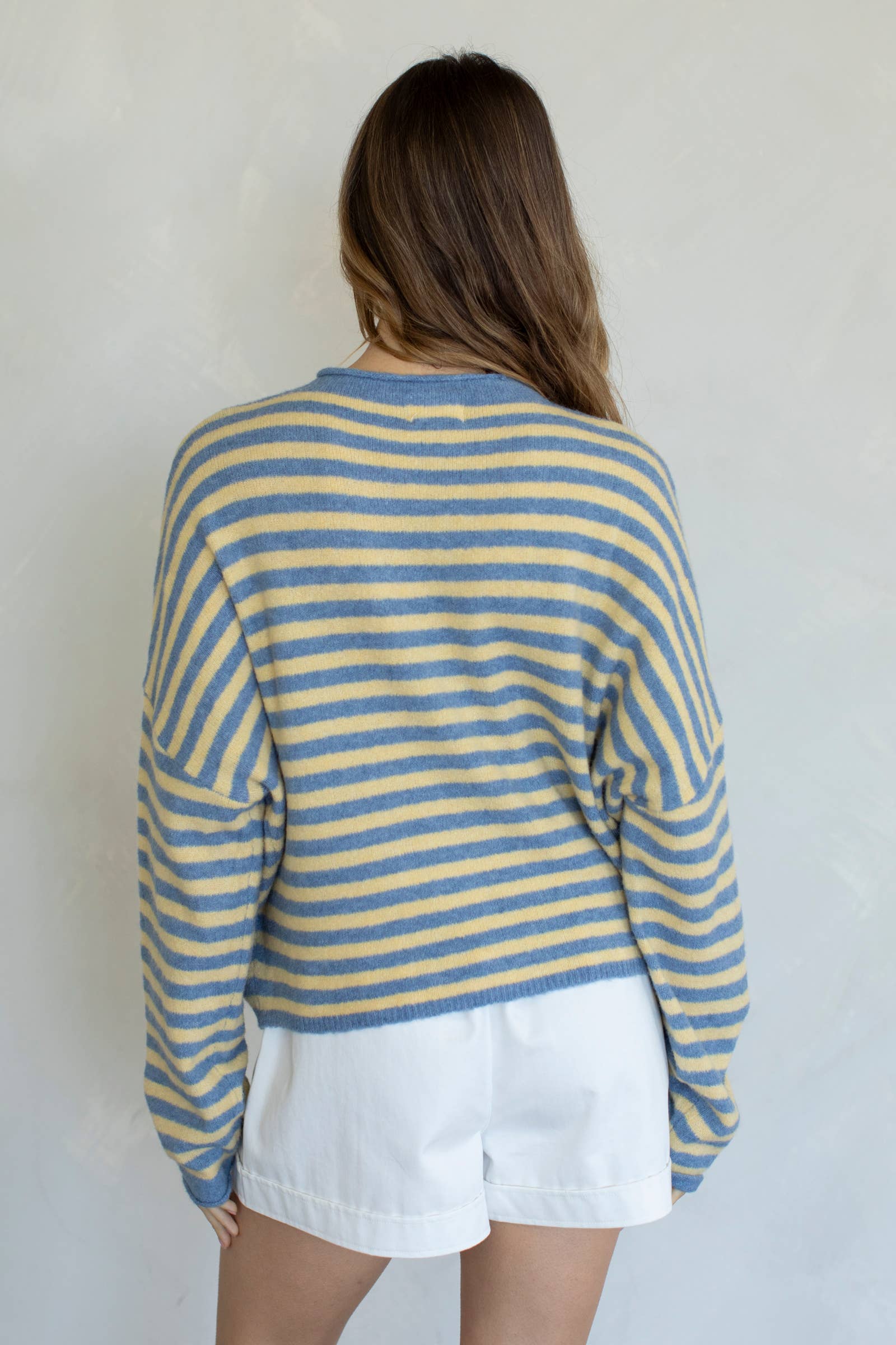 Piper Pullover Sweater - Striped