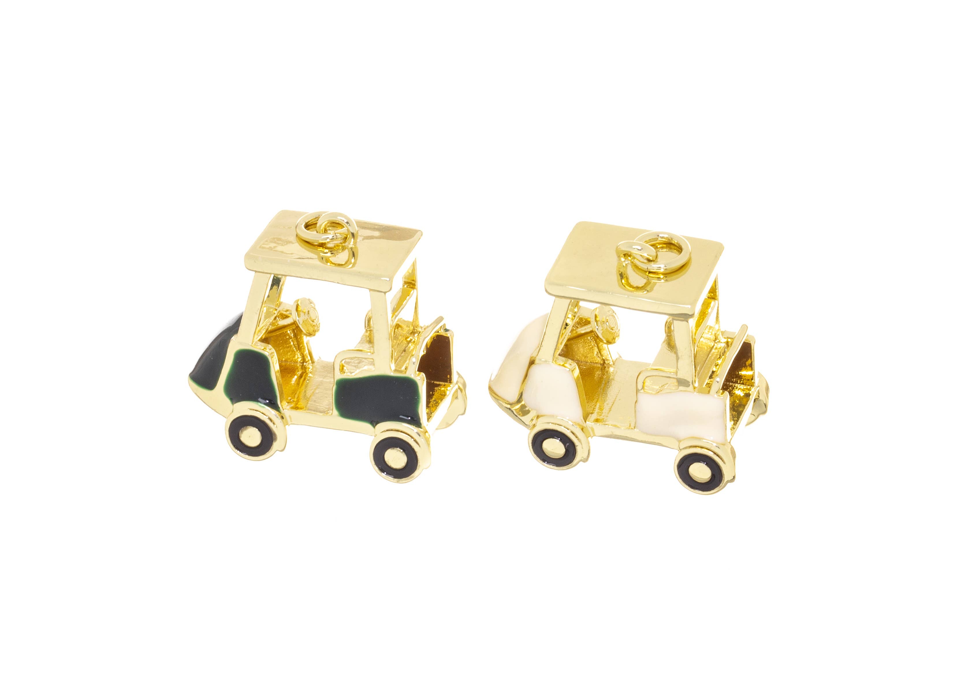 Golf Cart Charm for Golfers, Golfer's Cart Pendant