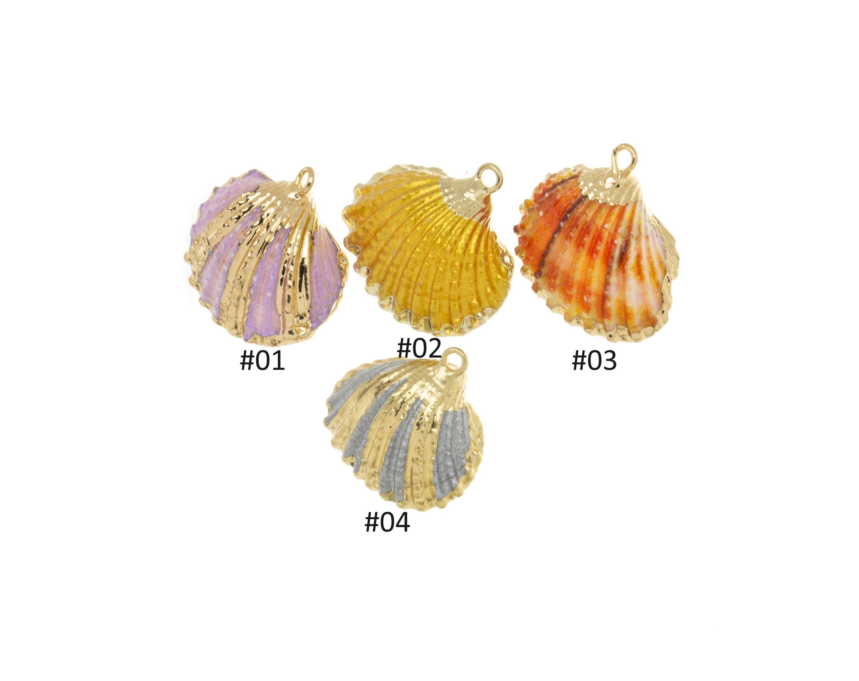 Sea Shell Clam Charm Wholesale Various Quantities CPG731