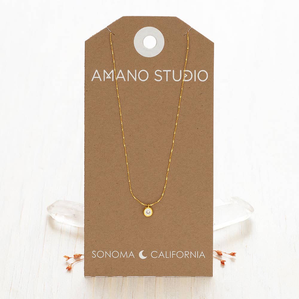 Crystal Pendant Necklace