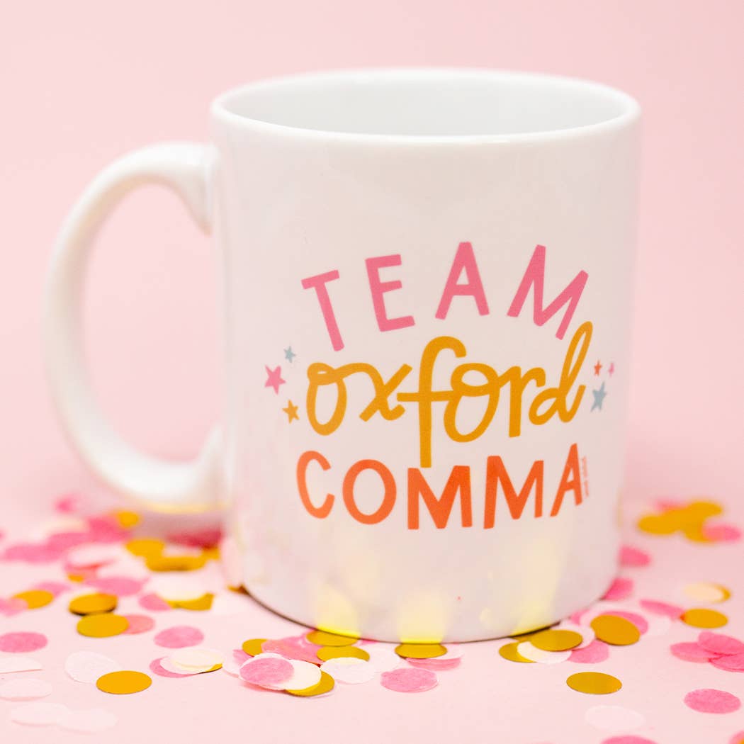 Team Oxford Comma Ceramic Mug