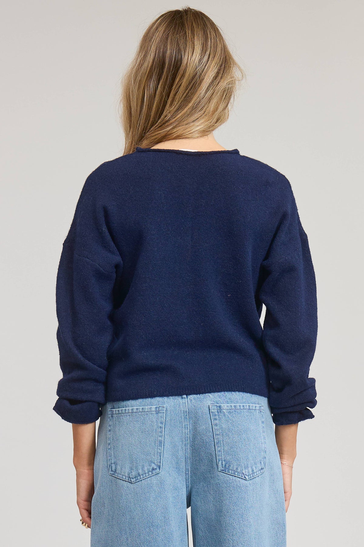 Essential Button Down Cardigan Top