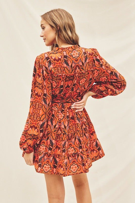 Cannes Harvest Moon Button Up Dress