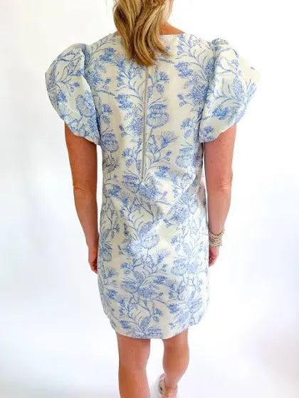 Janie Puff Sleeve Toile Dress