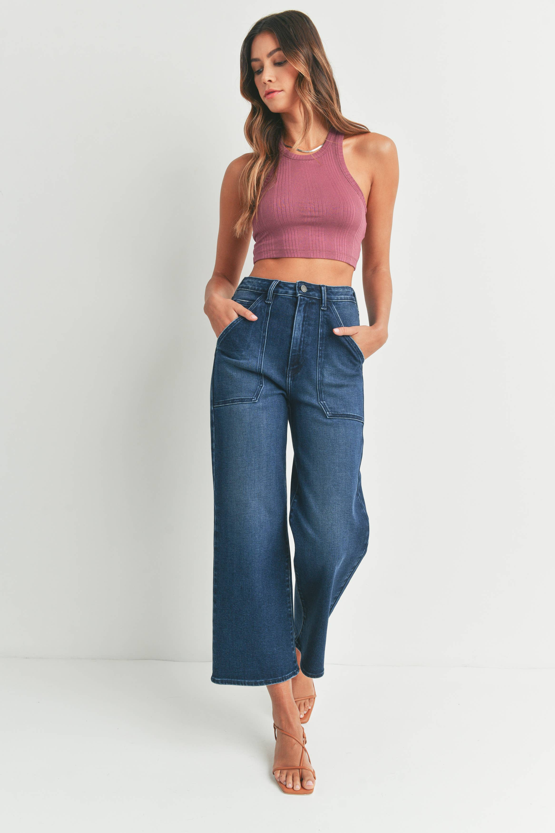 Casey Cargo Pocket Wide Leg Pant