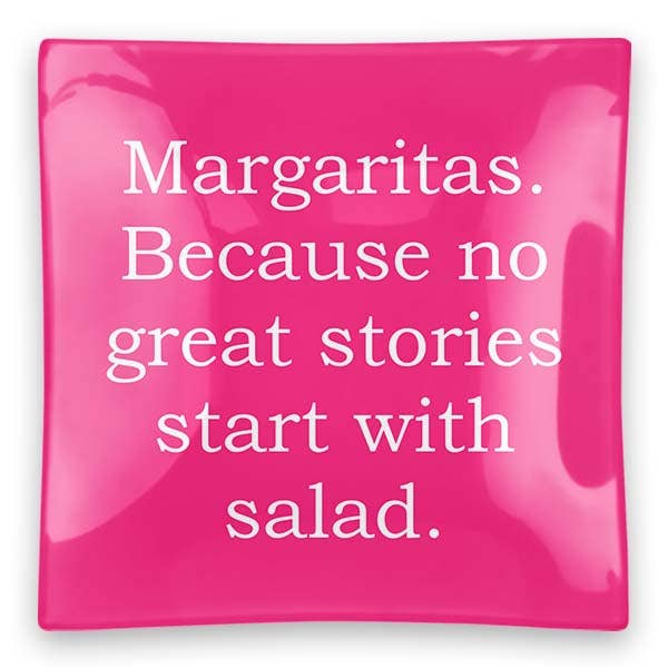 Margs Square Glass Trinket Tray