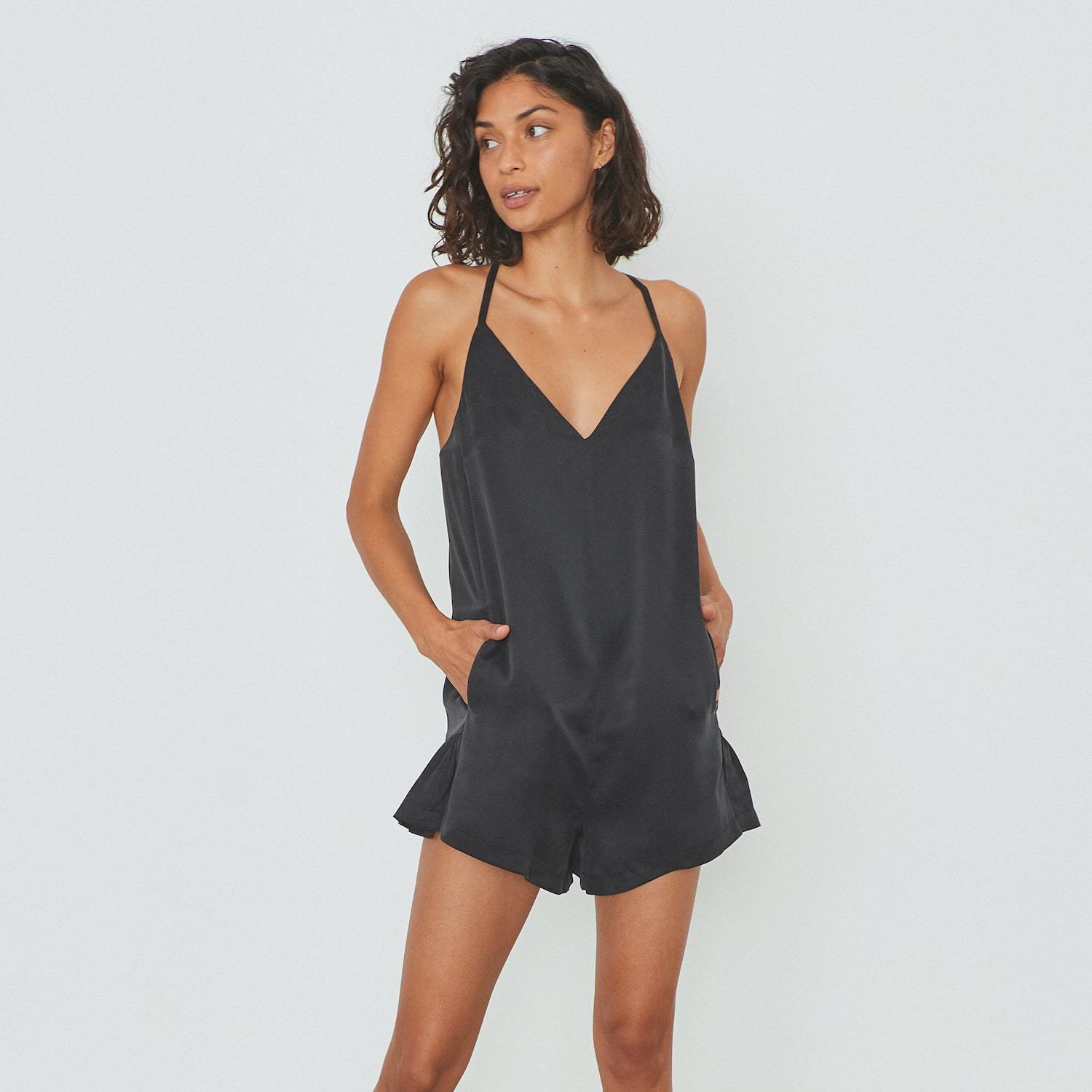 Washable Silk Romper